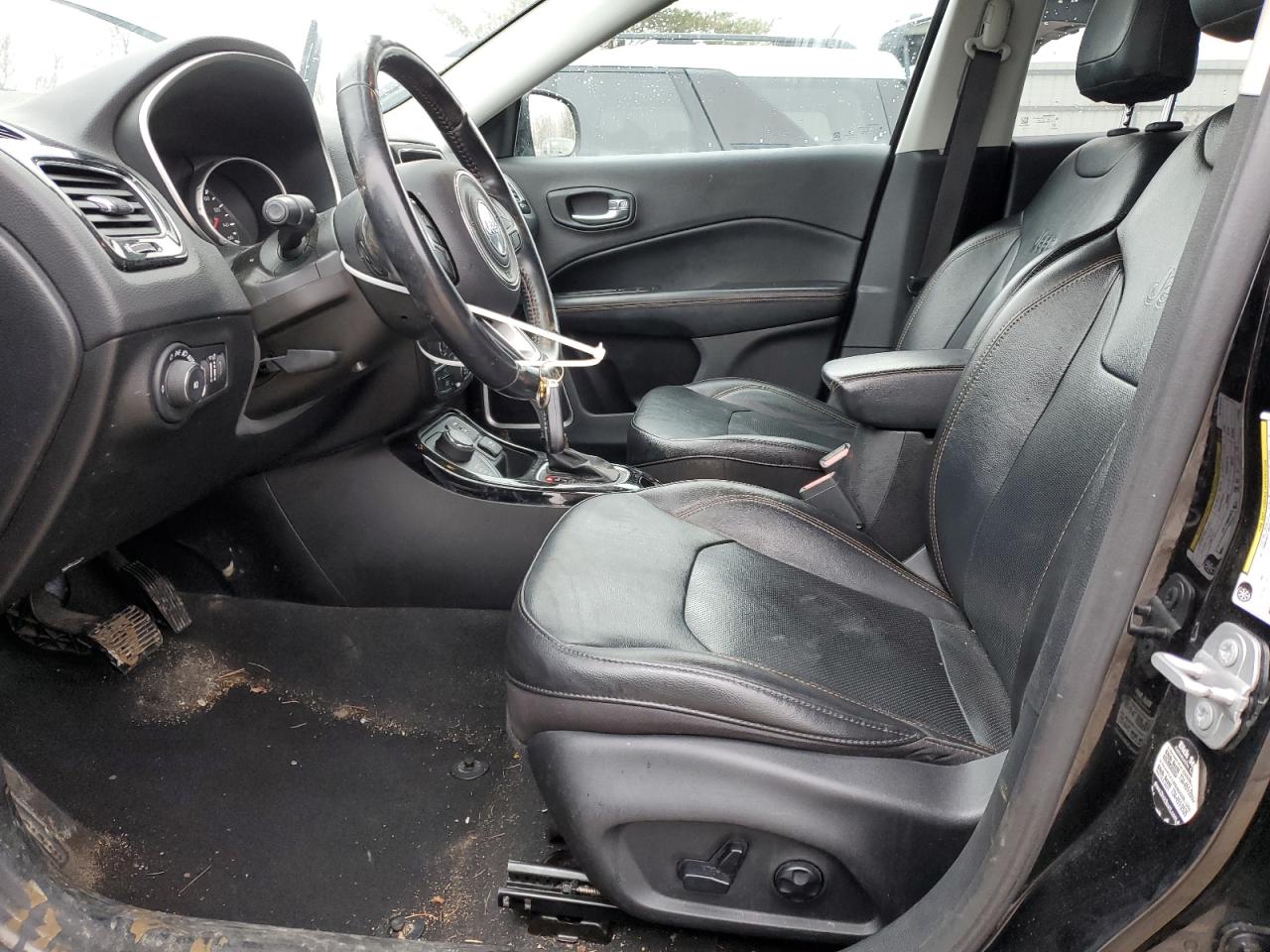 2020 Jeep Compass VIN 3C4NJDCB8LT223675 Copart auction photo, front end / side damage thumbnail 7