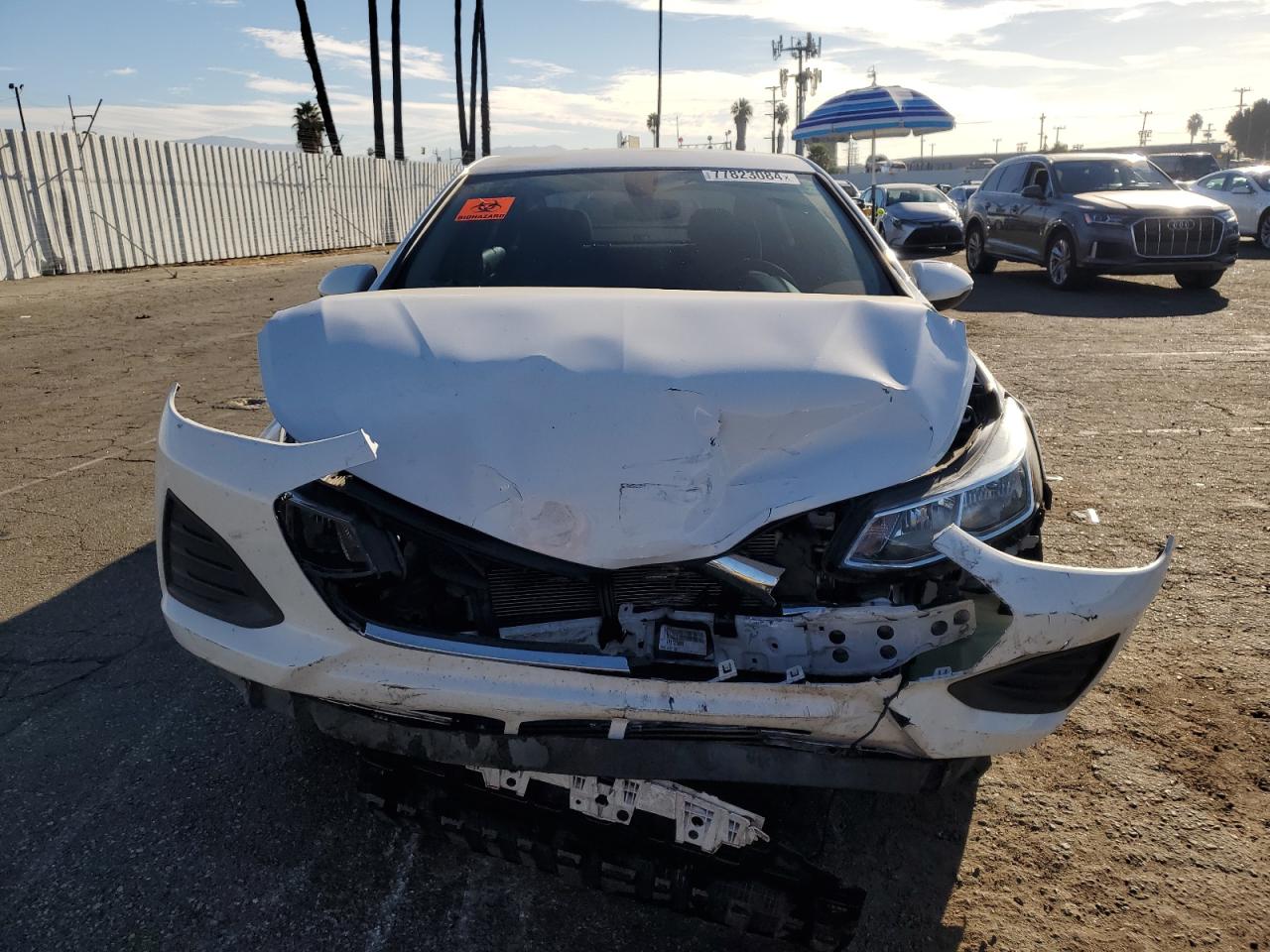 2019 Chevrolet Cruze VIN 1G1BC5SM1K7123256 Copart auction photo, front end damage thumbnail 5