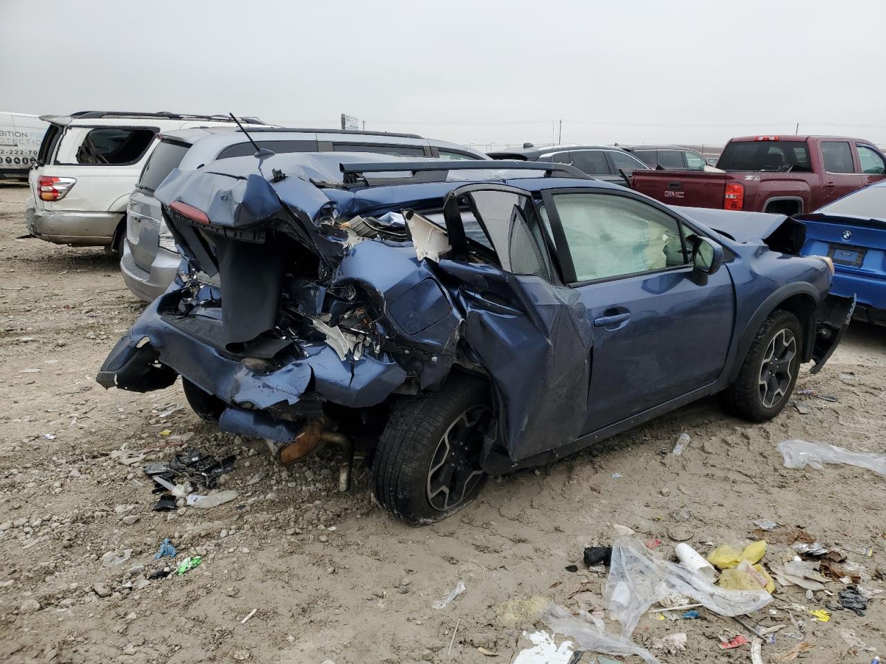 2013 Subaru XV VIN JF2GPAGC0D2882380 Copart auction photo, all over / undercarriage damage thumbnail 3