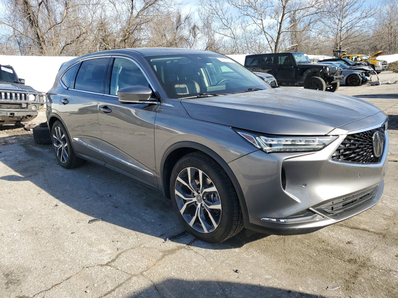 2023 Acura MDX VIN 5J8YE1H48PL028477 Copart auction photo, rear end damage thumbnail 4