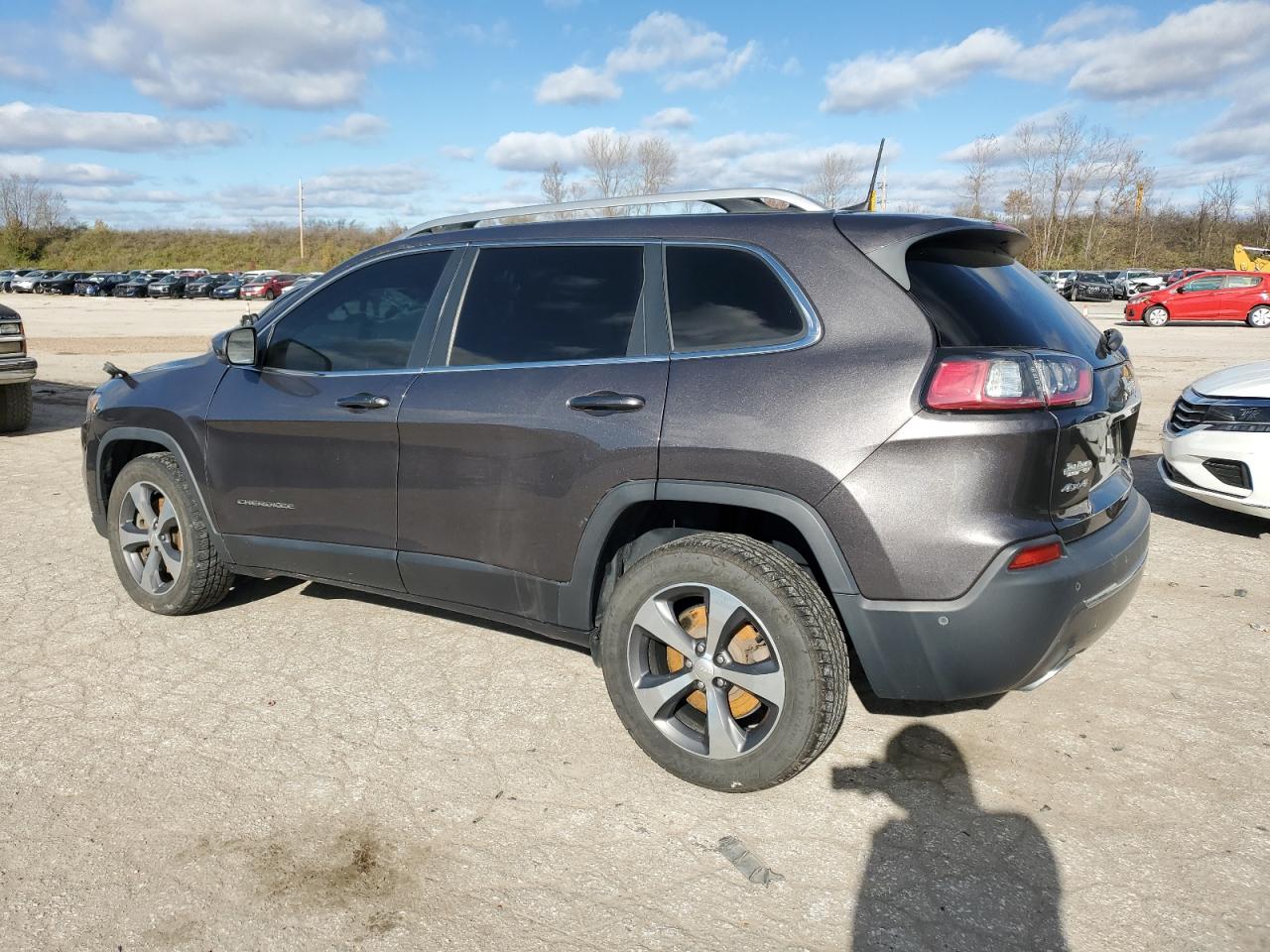 2019 Jeep Grand Cherokee VIN 1C4PJMDN2KD179002 Copart auction photo, front end / side damage thumbnail 2