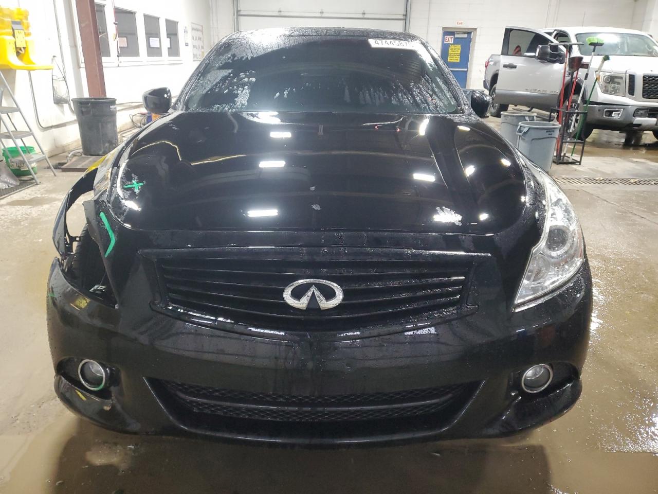 2013 Infiniti G VIN JN1CV6AR3DM359181 Copart auction photo, front end damage thumbnail 5