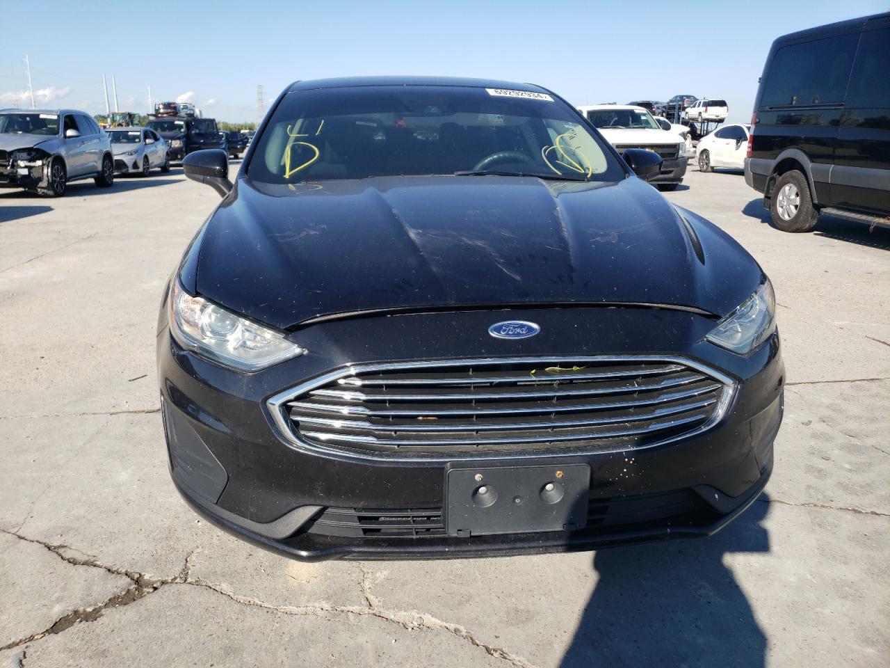 2020 Ford Fusion VIN 3FA6P0HD2LR107154 Copart auction photo, all over damage thumbnail 5