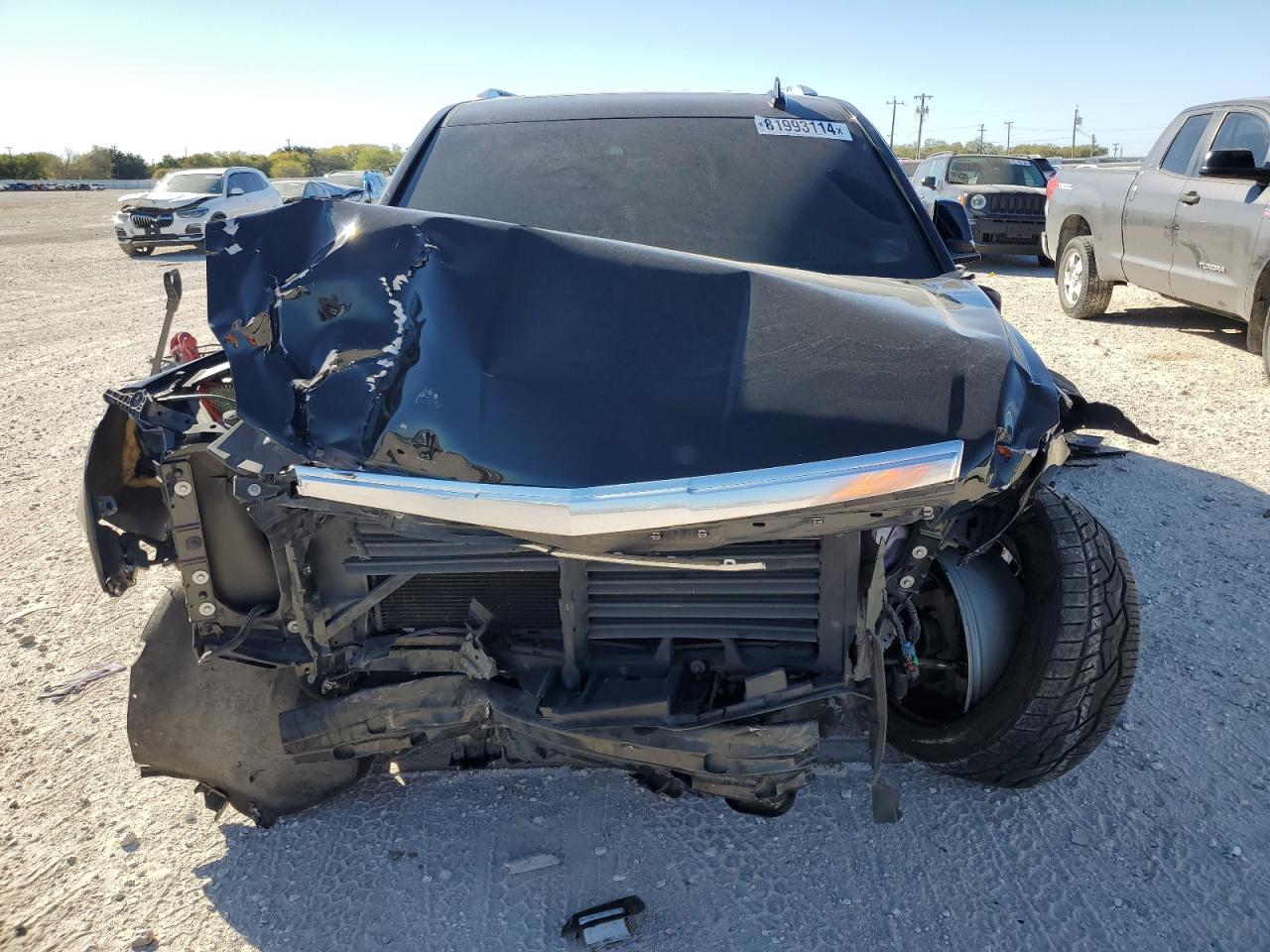 2018 Cadillac Escalade VIN 1GYS4KKJ6JR396571 Copart auction photo, front end damage thumbnail 5