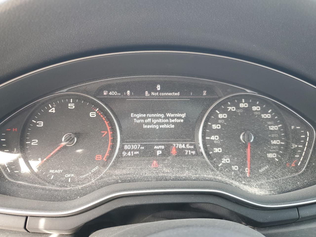 2019 Audi A4 VIN WAUGMAF46KN018153 Copart auction photo, hail / top/roof damage thumbnail 9