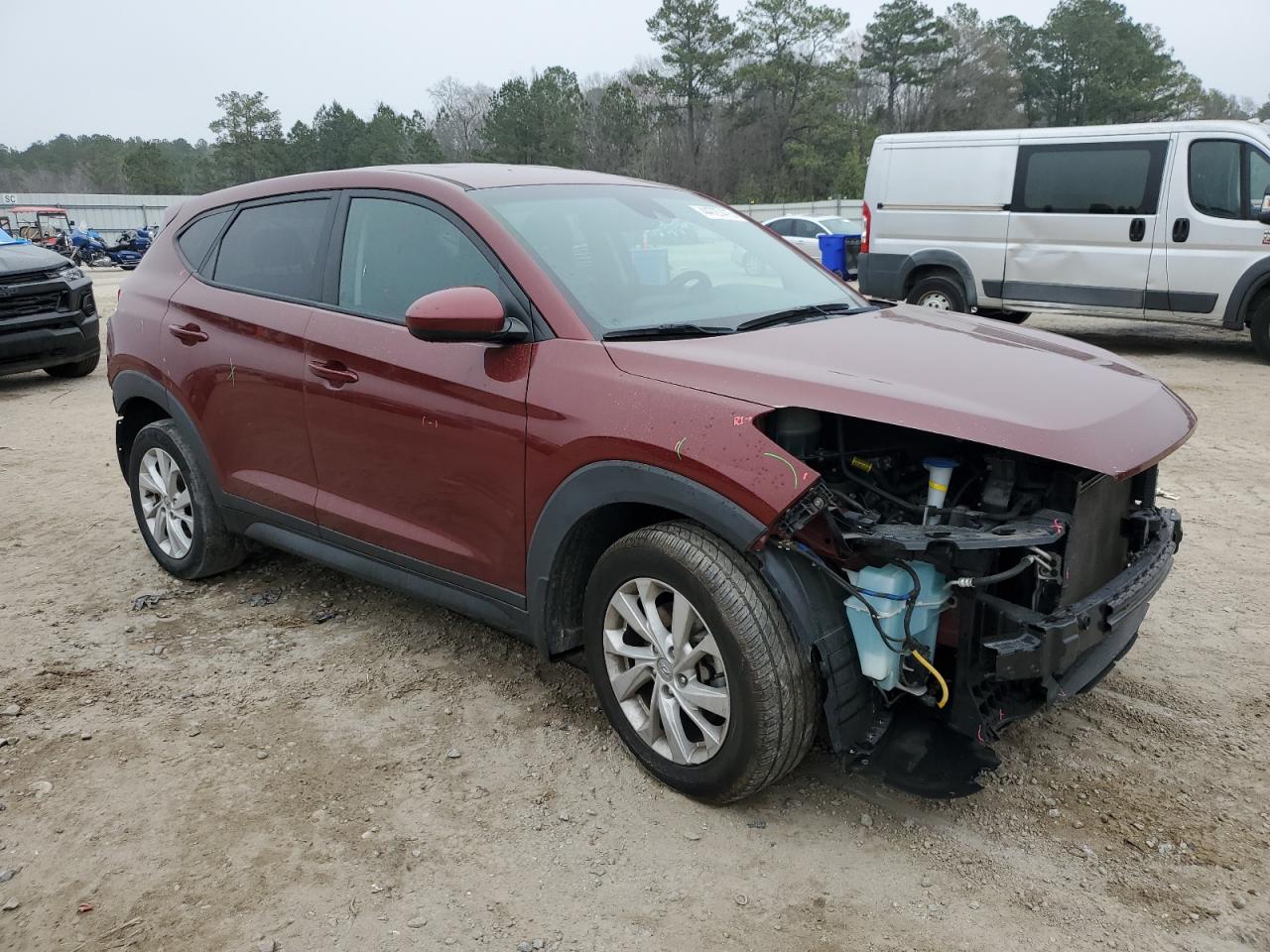 2020 Hyundai Tucson VIN KM8J2CA44LU105277 Copart auction photo, mechanical damage thumbnail 4