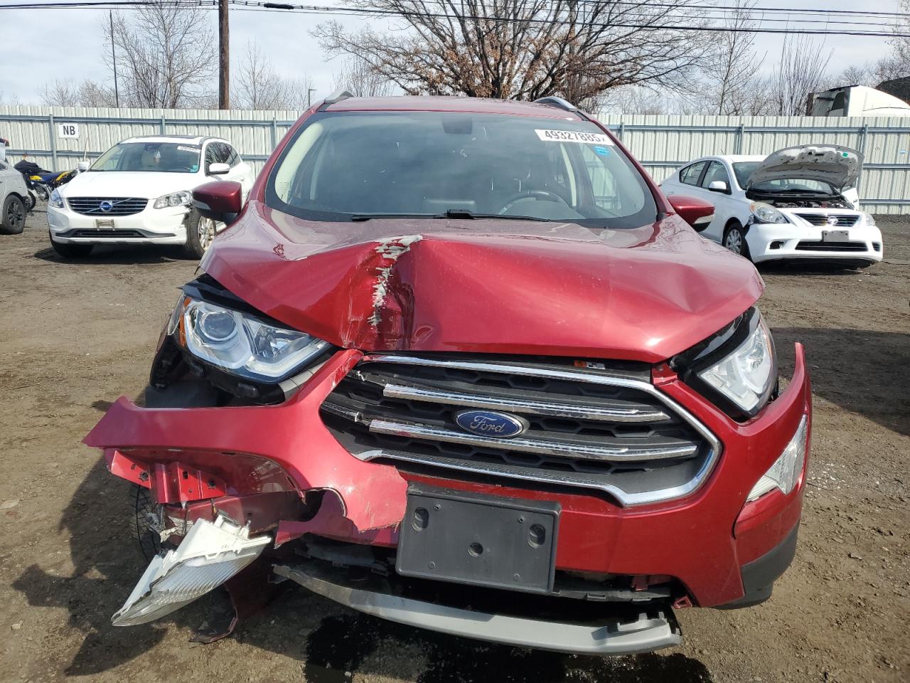 2021 Ford EcoSport VIN MAJ6S3KL9MC395397 Copart auction photo, front end damage thumbnail 5