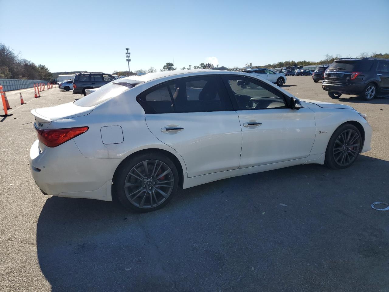 2017 Infiniti Q50 VIN JN1FV7AR8HM871544 Copart auction photo, undercarriage / mechanical damage thumbnail 3