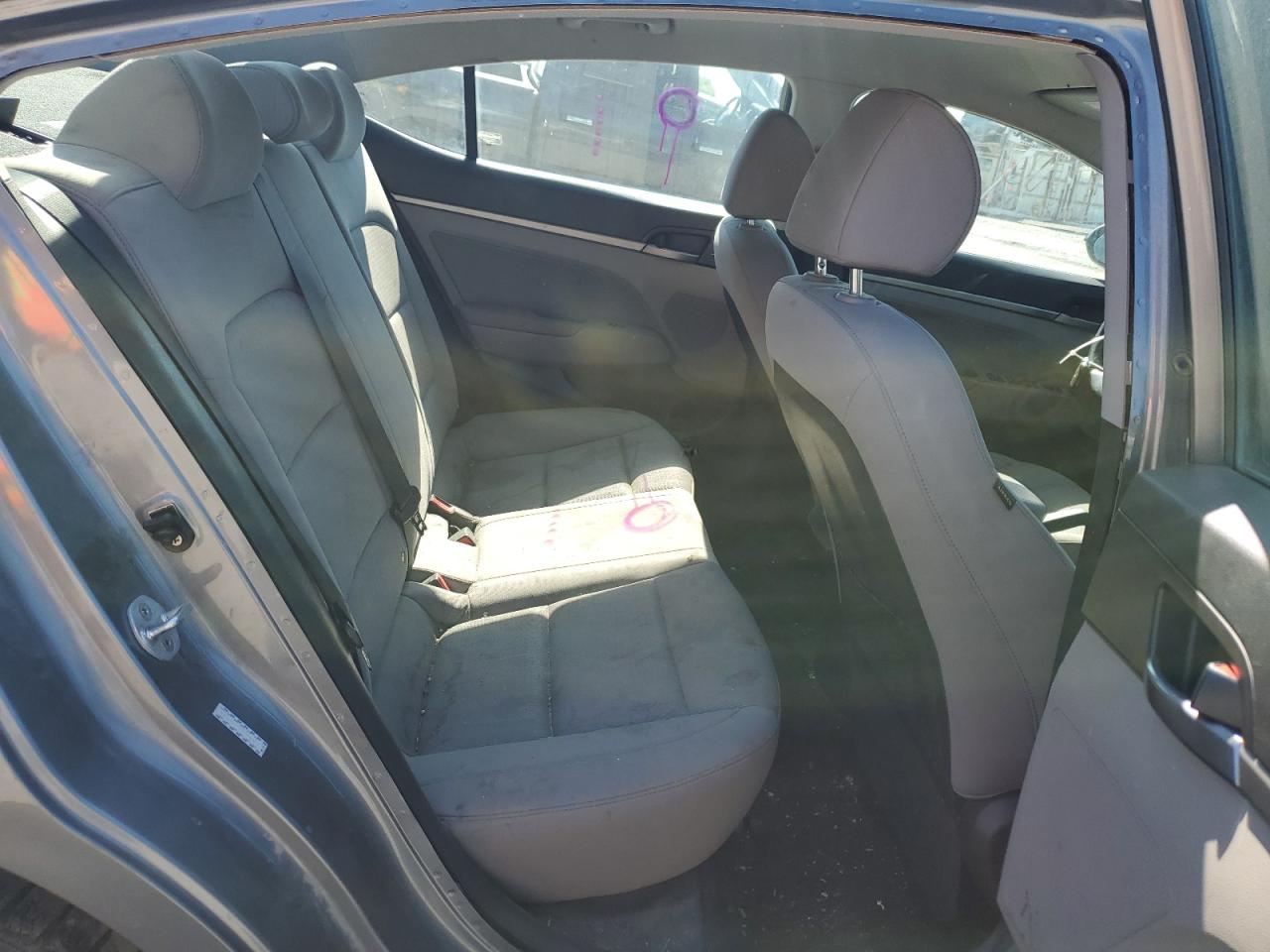 2017 Hyundai Elantra VIN KMHD84LFXHU152272 Copart auction photo, all over damage thumbnail 11