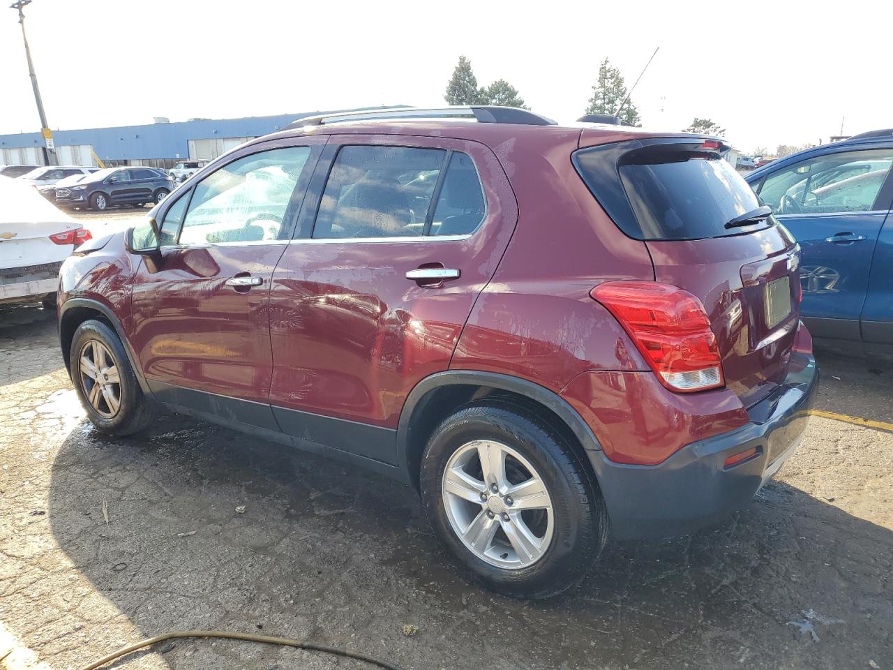 2017 Chevrolet Trax VIN 3GNCJLSB5HL224560 Copart auction photo, front end / side damage thumbnail 2
