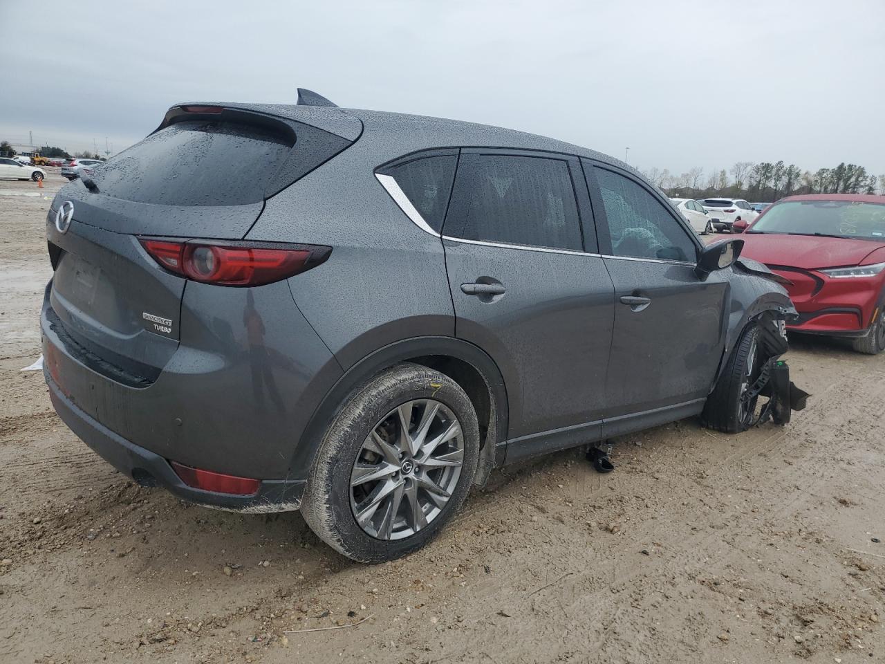 2021 Mazda CX-5 VIN JM3KFBEY7M0367816 Copart auction photo, front end damage thumbnail 3