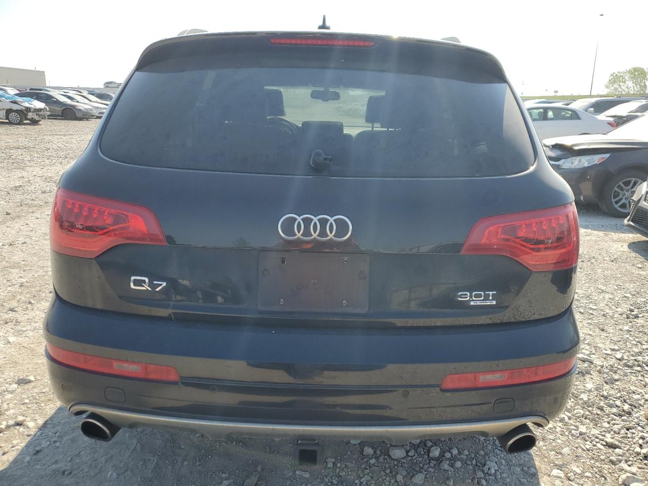 2015 Audi Q7 VIN WA1LGAFE7FD028021 Copart auction photo, front end / hail damage thumbnail 6