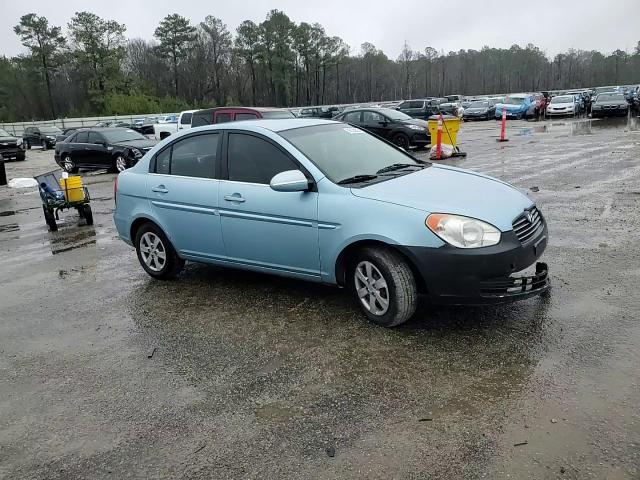 2009 Hyundai Accent VIN KMHCN46C89U384585 Copart auction photo, front end / side damage thumbnail 10