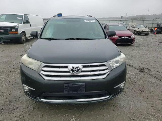 2011 Toyota Highlander VIN 5TDDK3EH1BS053284 Copart auction photo, front end / side damage thumbnail 10