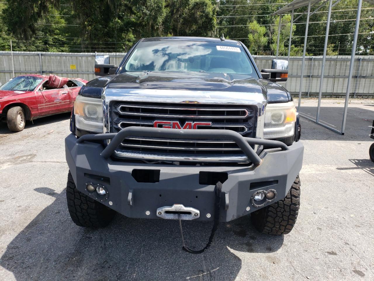 2015 GMC Sierra VIN 1GT12ZE83FF632577 Copart auction photo, side damage thumbnail 5