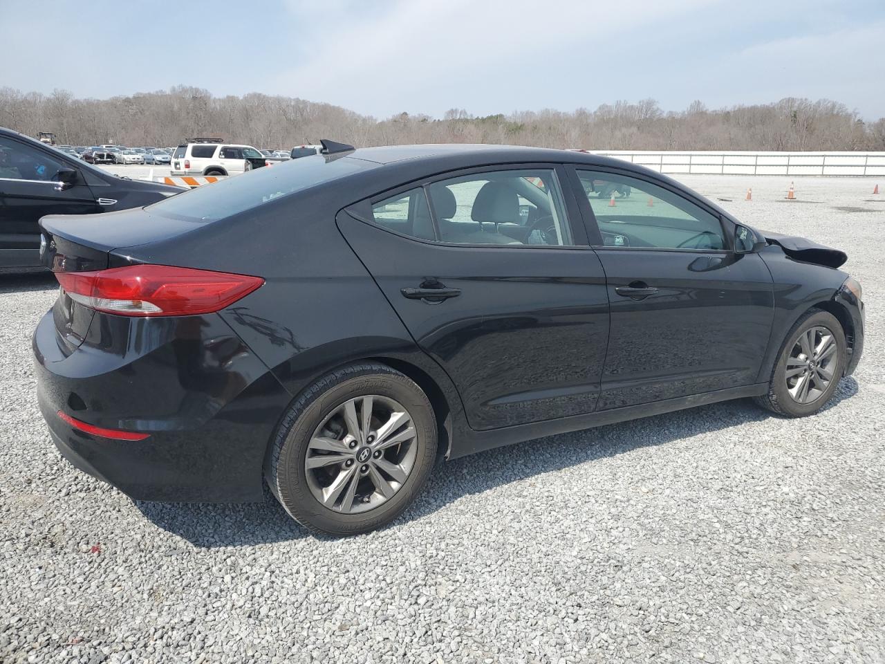 2018 Hyundai Elantra VIN 5NPD84LF6JH320252 Copart auction photo, front end / frame damage damage thumbnail 3
