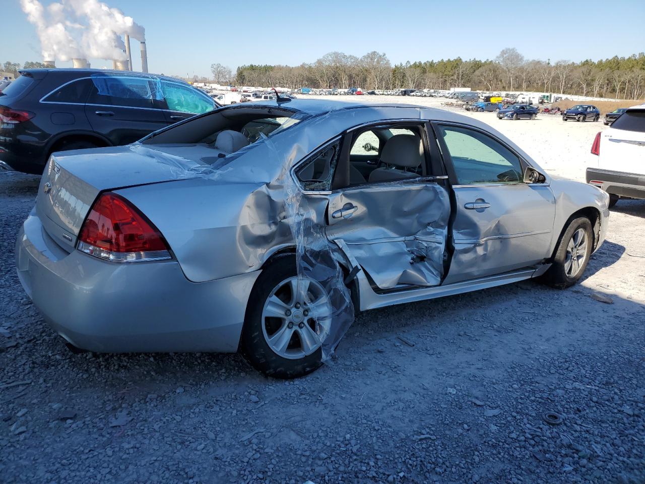 2016 Chevrolet Impala VIN 2G1WA5E35G1111285 Copart auction photo, all over damage thumbnail 3
