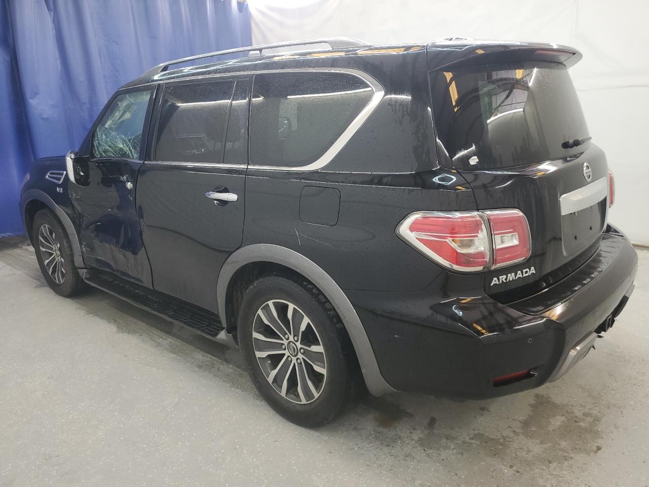 2020 Nissan Armada VIN JN8AY2NDXL9110451 Copart auction photo, side damage thumbnail 2