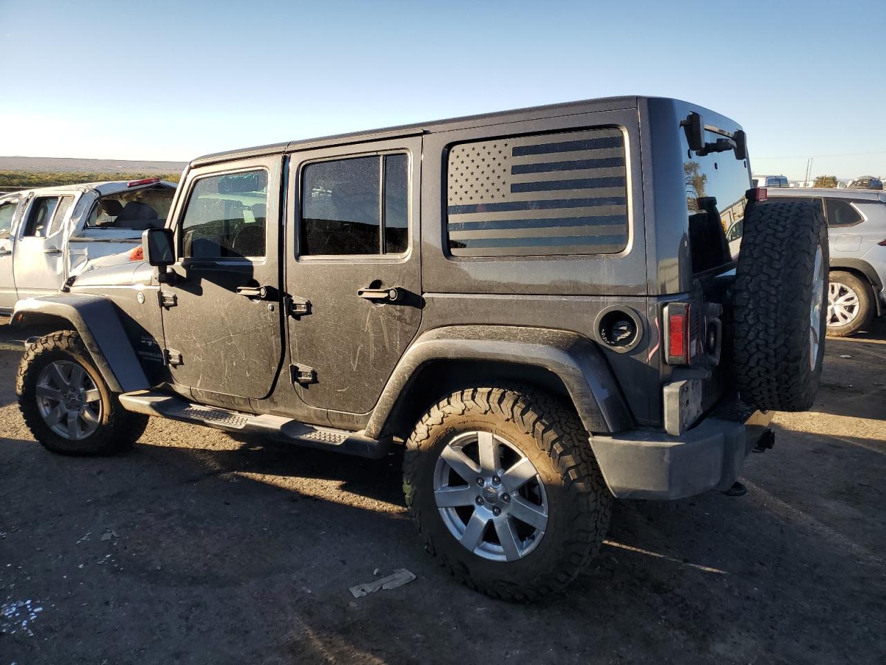 2017 Jeep Wrangler VIN 1C4HJWEG7HL738817 Copart auction photo, front end / undercarriage damage thumbnail 2
