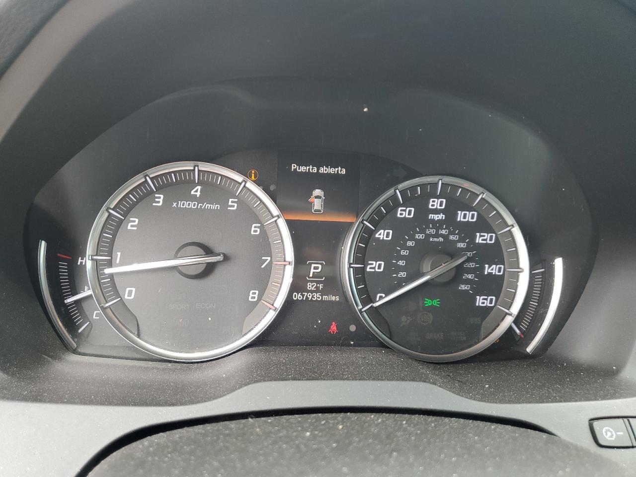 2020 Acura MDX VIN 5J8YD4H35LL043413 Copart auction photo, front end damage thumbnail 9