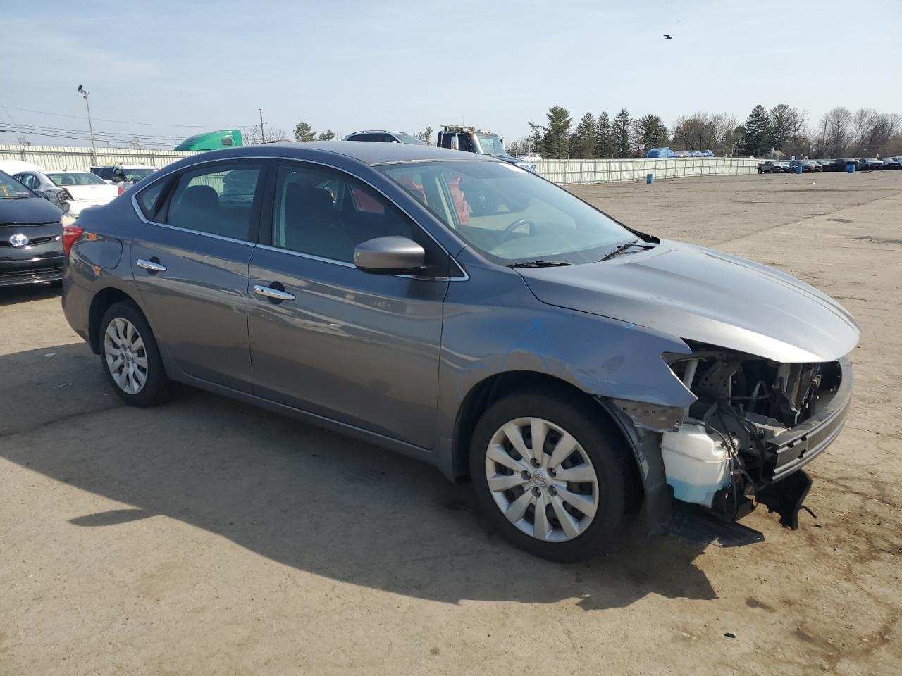 2017 Nissan Sentra VIN 3N1AB7AP9HY247198 Copart auction photo, front end damage thumbnail 4