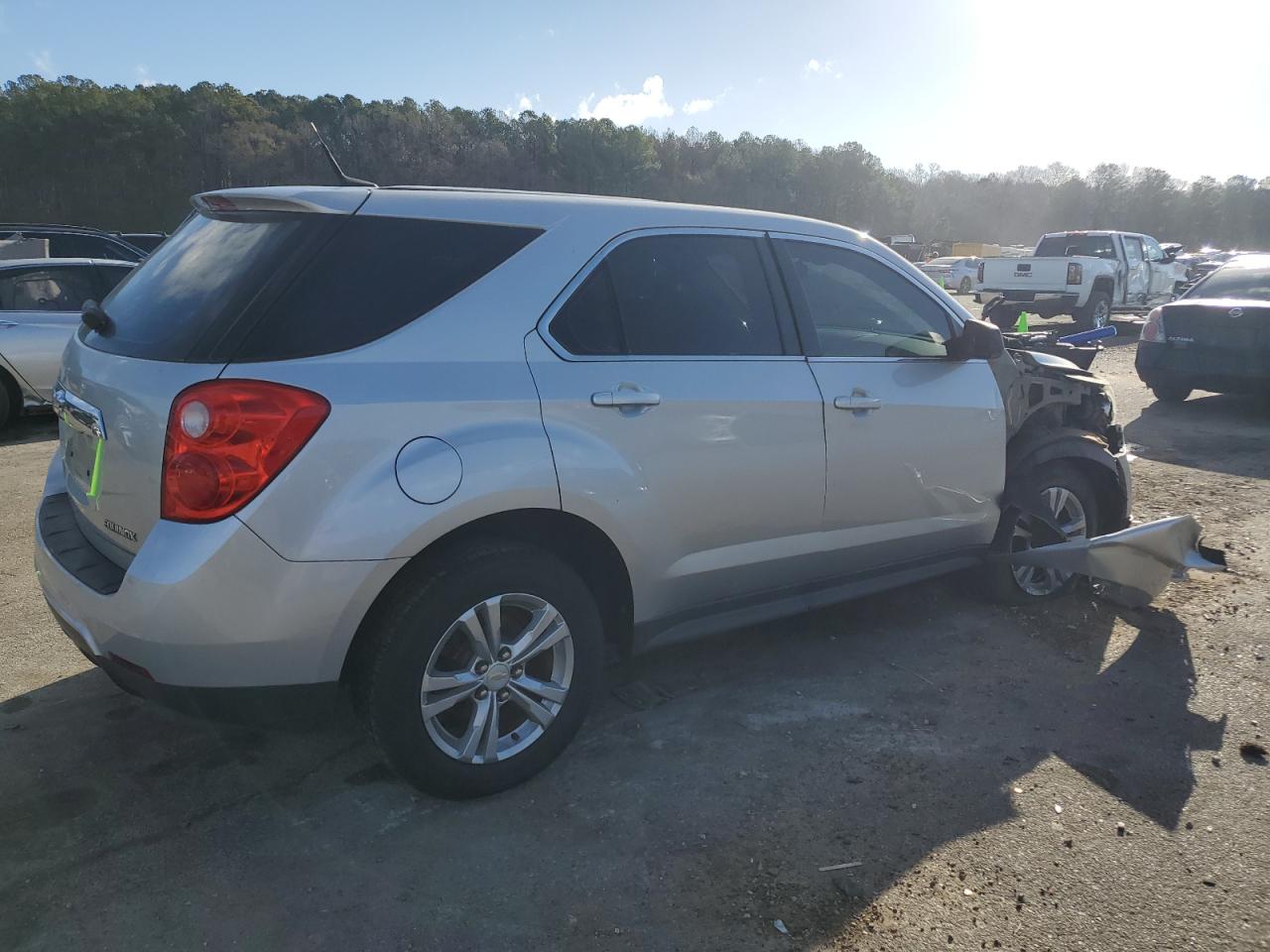 2011 Chevrolet Equinox VIN 2GNALBEC0B1213961 Copart auction photo, side damage thumbnail 3