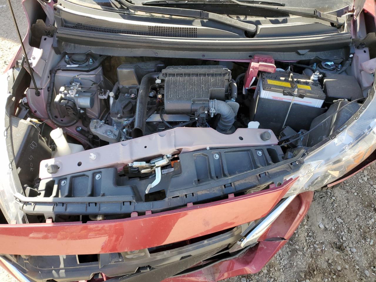 2024 Mitsubishi Mirage VIN ML32AUHJ7RH001786 Copart auction photo, front end / side damage thumbnail 11