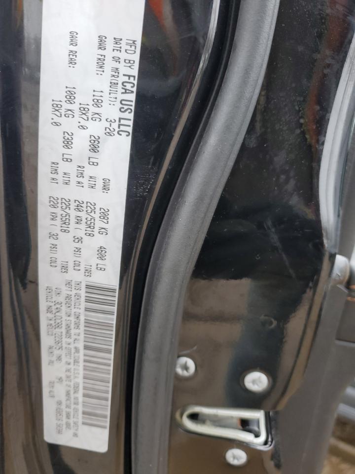 2020 Jeep Compass VIN 3C4NJDCB8LT223675 Copart auction photo, front end / side damage thumbnail 13