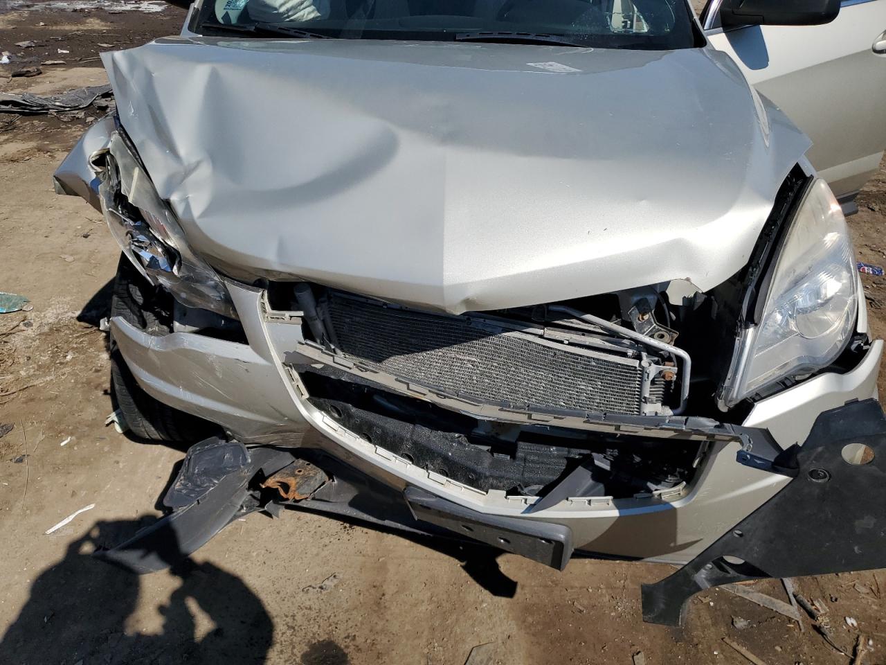 2013 Chevrolet Equinox VIN 2GNFLCEK7D6297768 Copart auction photo, front end damage thumbnail 13