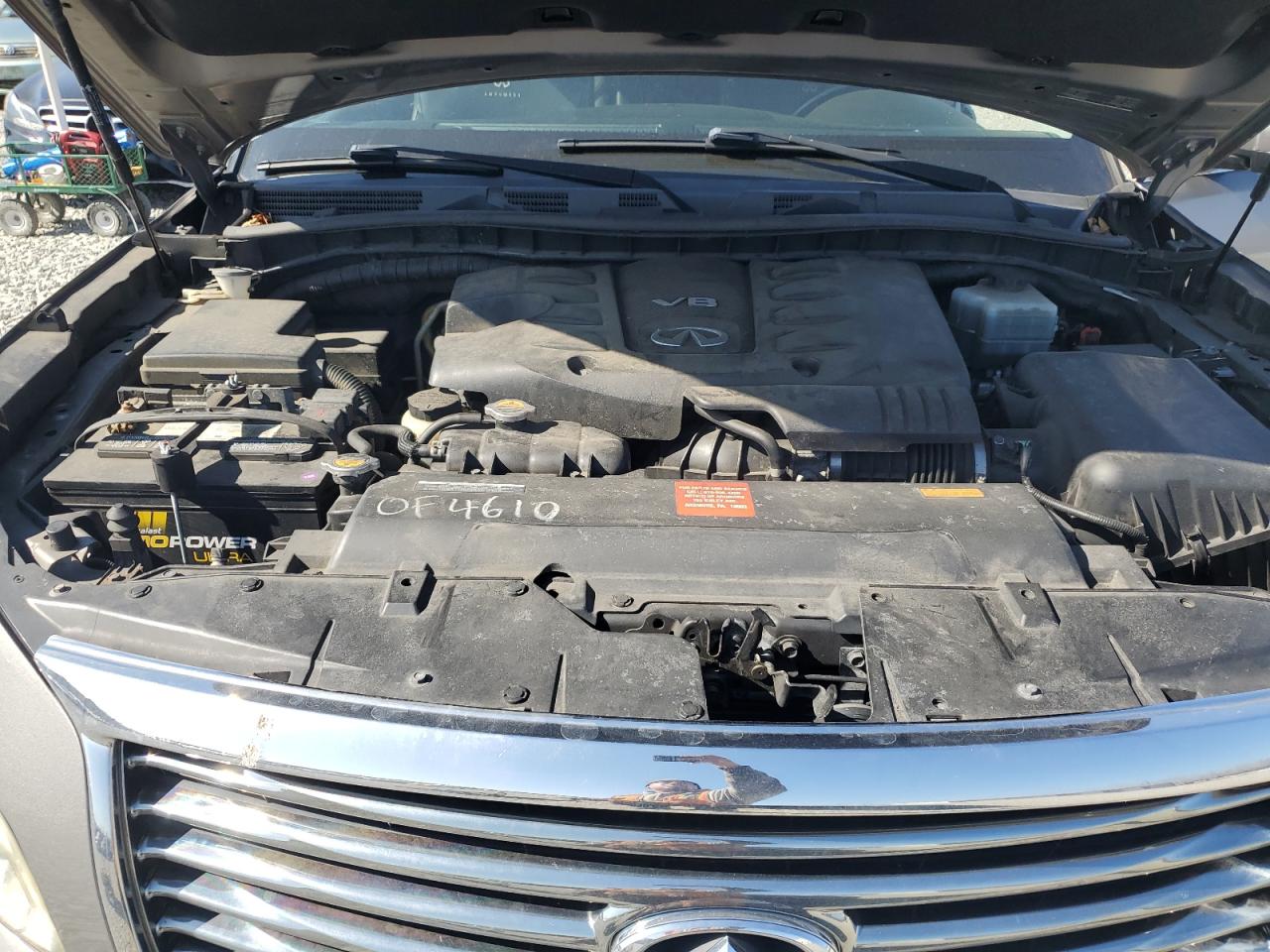 2012 Infiniti QX56 VIN JN8AZ2NC3C9315842 Copart auction photo, front end damage thumbnail 12