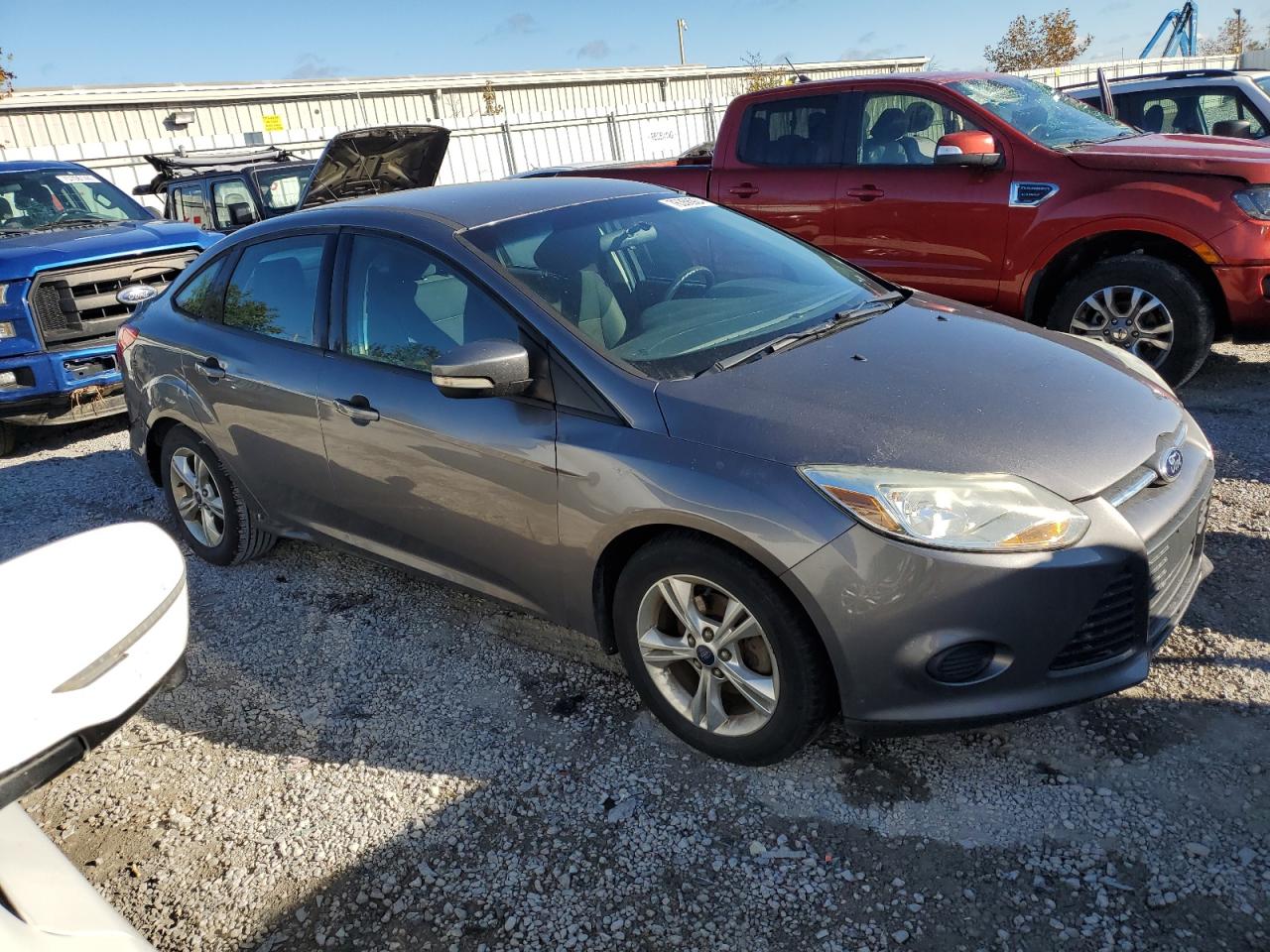 2014 Ford Focus VIN 1FADP3F20EL163153 Copart auction photo, rear end damage thumbnail 4