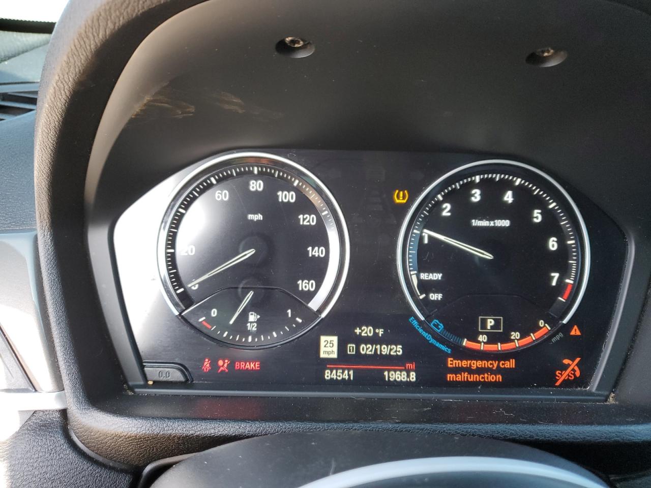 2019 BMW X1 VIN WBXHT3C55K5L35265 Copart auction photo, front end damage thumbnail 9