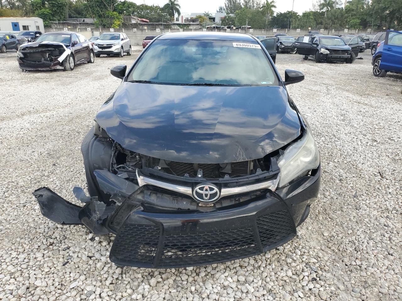2016 Toyota Camry VIN 4T1BF1FK6GU168424 Copart auction photo, front end / rear end damage thumbnail 5