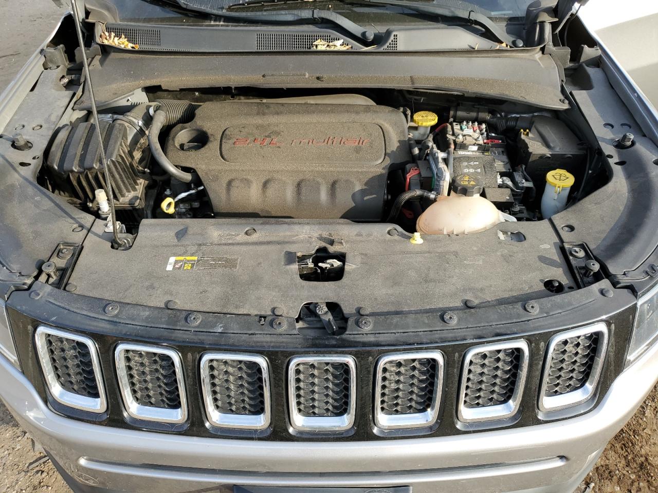 2019 Jeep Compass VIN 3C4NJCCB0KT802278 Copart auction photo, front end / undercarriage damage thumbnail 14