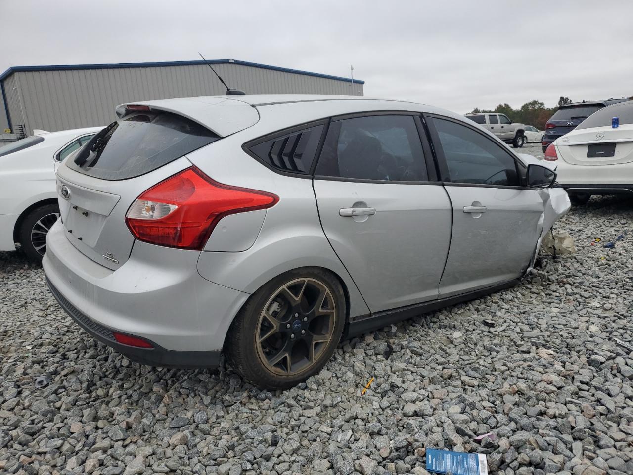 2012 Ford Focus VIN 1FAHP3K26CL408154 Copart auction photo, front end / side damage thumbnail 3