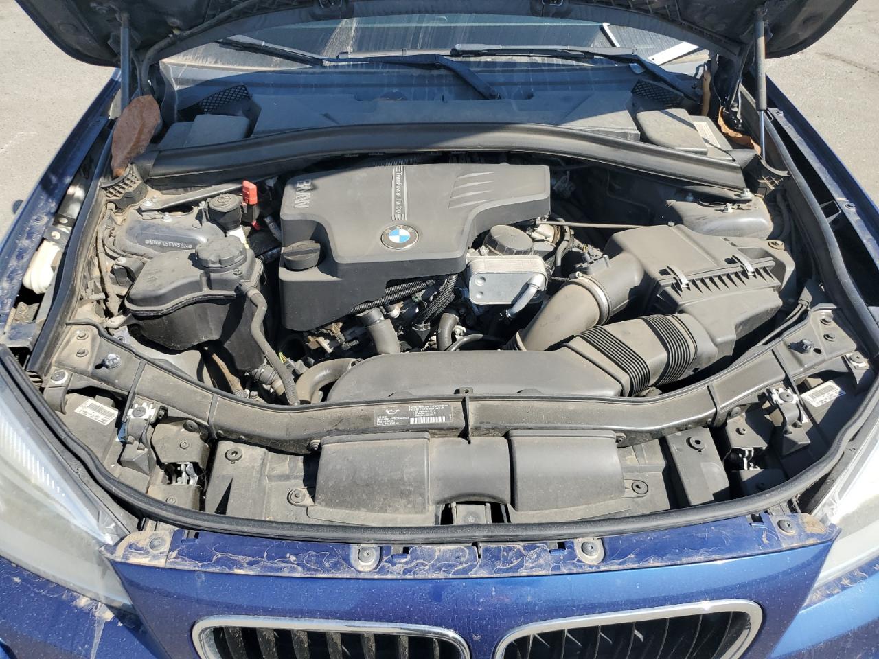 2014 BMW X1 VIN WBAVM1C51EVW51524 Copart auction photo, rear end damage thumbnail 11