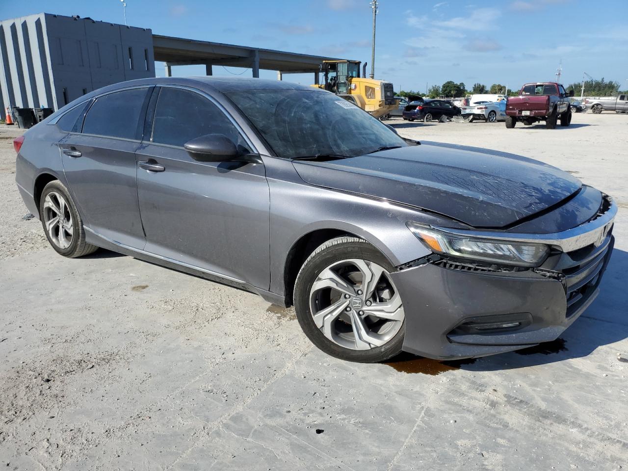 2018 Honda Accord VIN 1HGCV1F59JA040517 Copart auction photo, front end / mechanical damage thumbnail 4