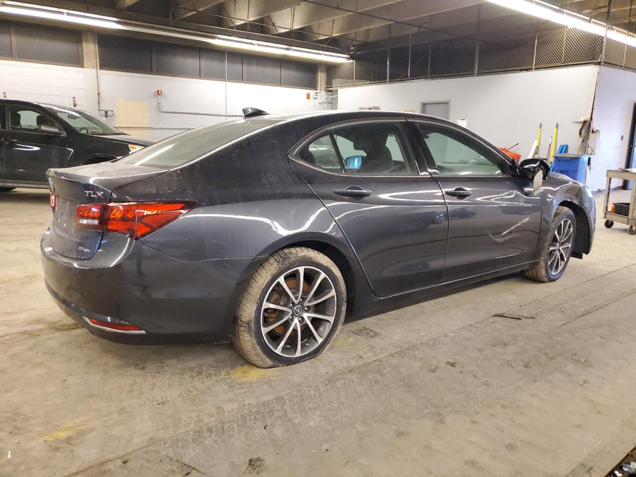 2015 Acura TLX VIN 19UUB3F55FA007837 Copart auction photo, side / mechanical damage thumbnail 3
