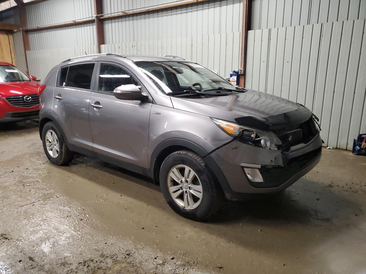2012 KIA Sportage VIN KNDPBCA22C7275844 Copart auction photo, front end damage thumbnail 4