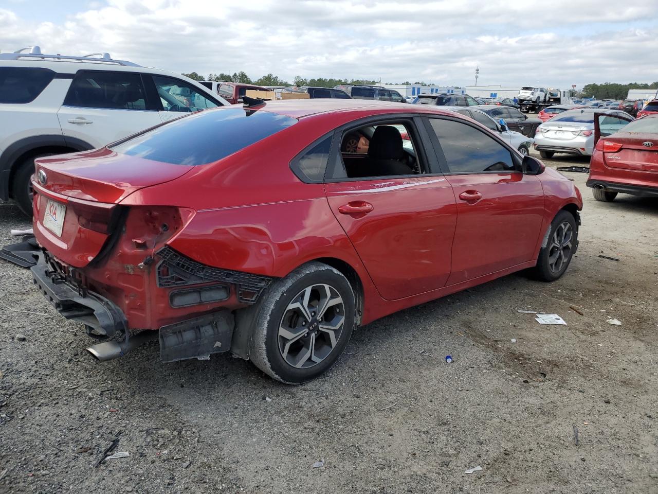 2019 KIA Forte VIN 3KPF24AD4KE013504 Copart auction photo, front end / rear end damage thumbnail 3