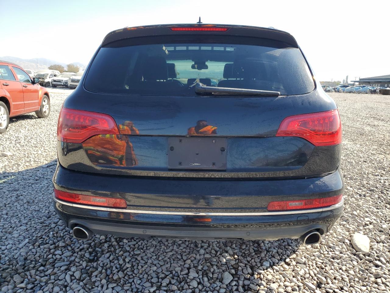 2014 Audi Q7 VIN WA1LMAFE1ED011576 Copart auction photo, top/roof / side damage thumbnail 6