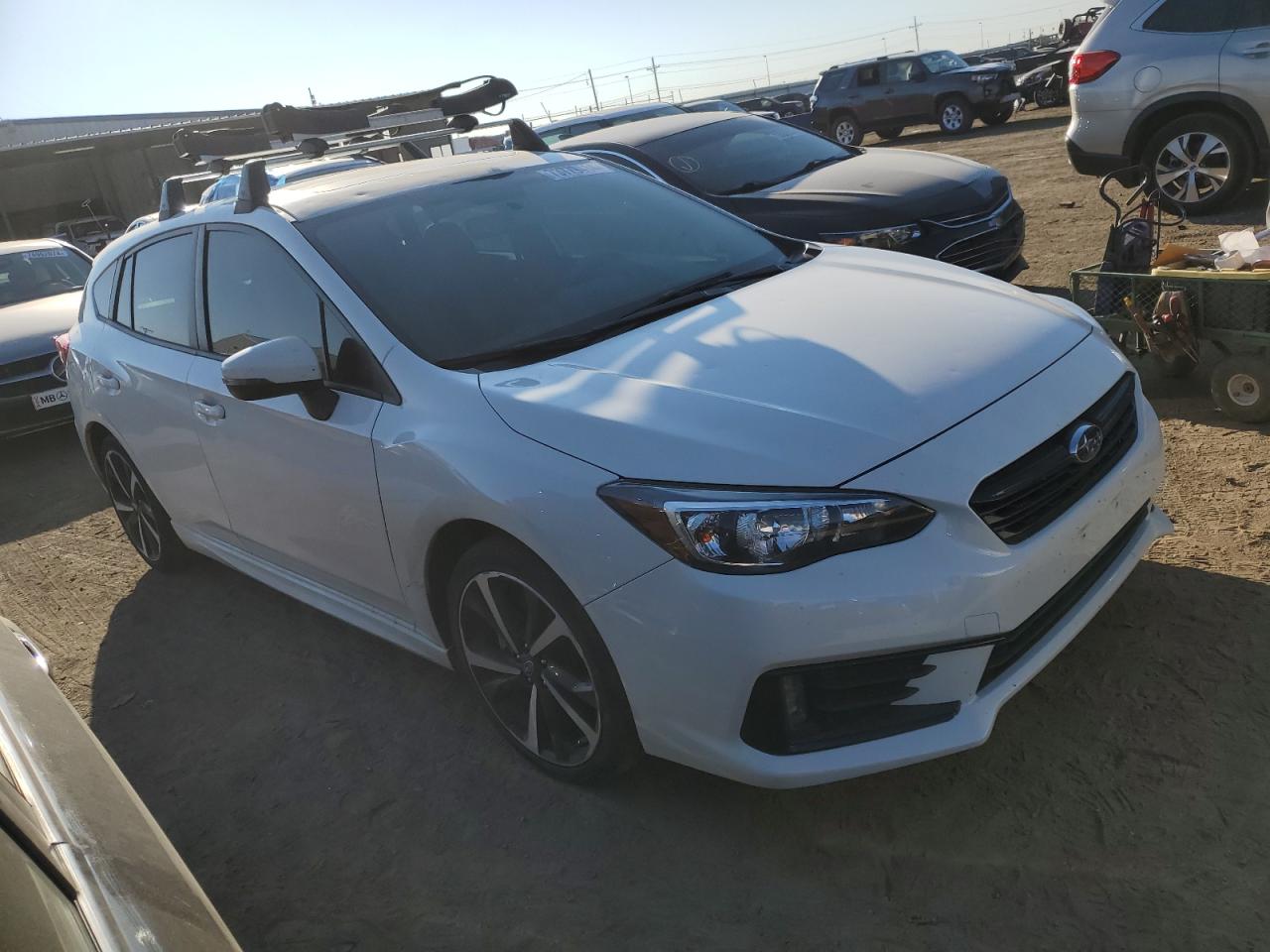 2021 Subaru Impreza VIN 4S3GTAM62M3701864 Copart auction photo, hail damage thumbnail 4