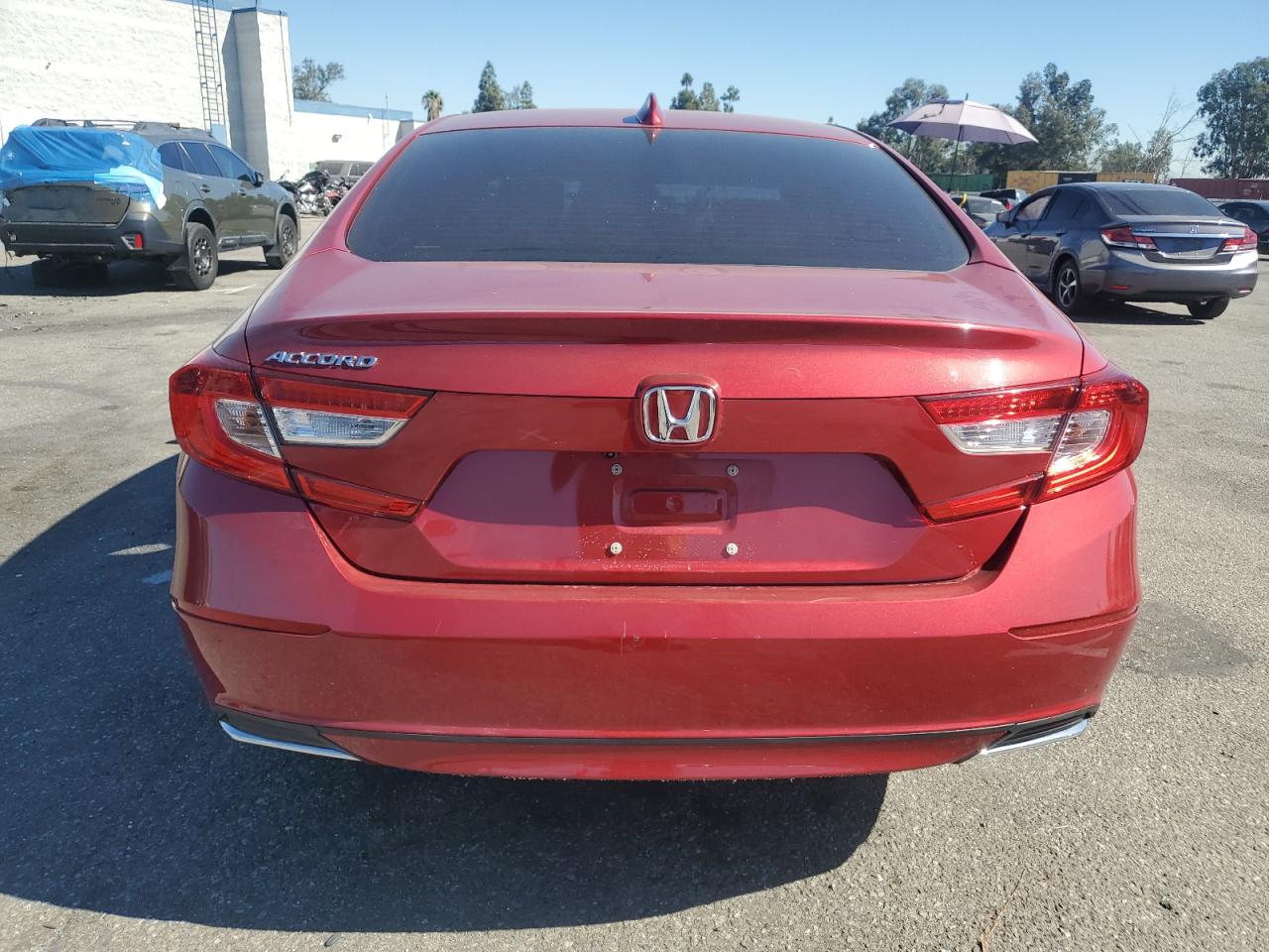 2022 Honda Accord VIN 1HGCV1F12NA021200 Copart auction photo, front end damage thumbnail 6