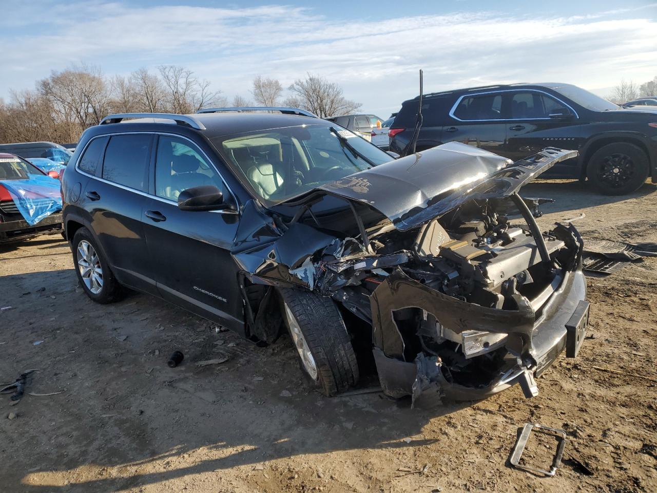 2016 Jeep Grand Cherokee VIN 1C4PJMDBXGW255681 Copart auction photo, front end / rear end damage thumbnail 4