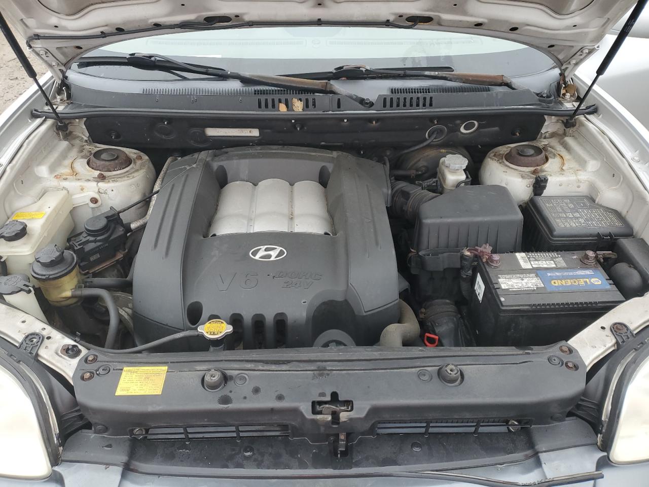 2005 Hyundai Santa Fe VIN KM8SC13D25U929140 Copart auction photo, side damage thumbnail 12