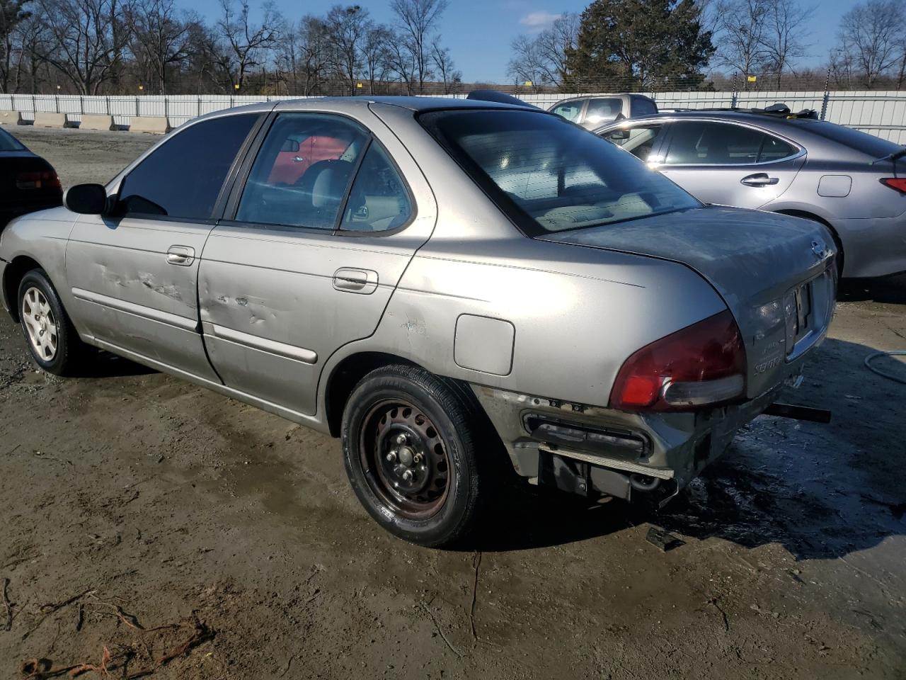 2002 Nissan Sentra VIN 3N1CB51D32L605242 Copart auction photo, side / rear end damage thumbnail 2