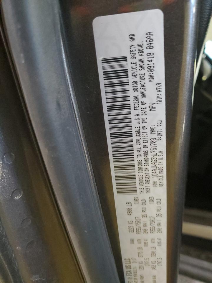 2017 Jeep Wrangler VIN 1C4AJWAG3HL751703 Copart auction photo, rear end / mechanical damage thumbnail 13