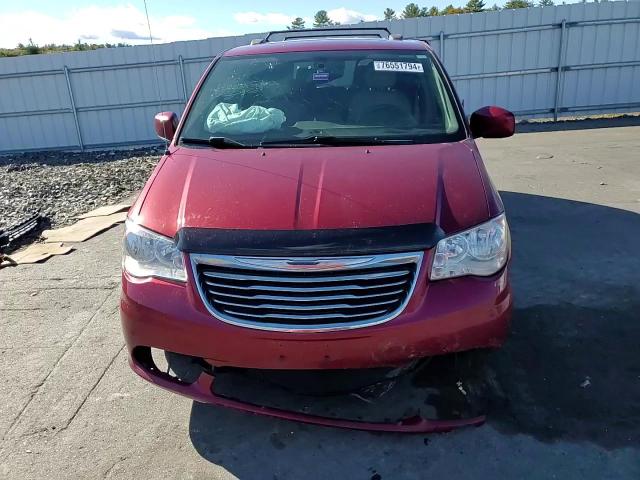 2016 Chrysler Town & Country VIN 2C4RC1BG3GR303742 Copart auction photo, front end / undercarriage damage thumbnail 11