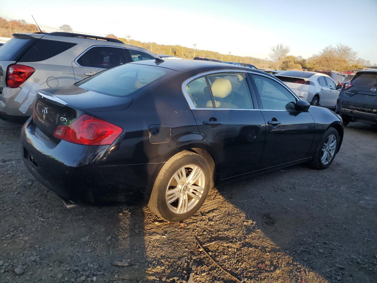 2012 Infiniti G VIN JN1CV6AR8CM975828 Copart auction photo, rear end / minor dent/scratches damage thumbnail 3