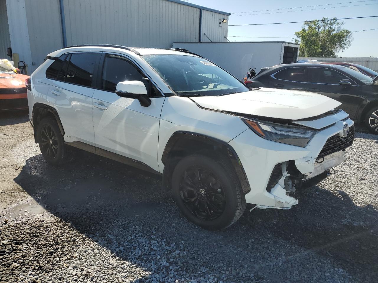 2022 Toyota RAV 4 VIN JTM16RFV0ND063335 Copart auction photo, front end damage thumbnail 4